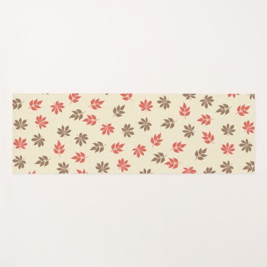 Ahornash-Blätter Yogamatte (Vorderseite (Horizontal))