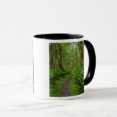 Ahornbahn, Farne und Moos bedeckt Tasse (VorderseiteRechts)