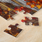 Ahornbaum aus Hartglas Puzzle (Seite)