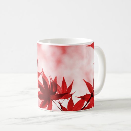 Ahornbaum-Blätter Design-2997 Kaffeetasse (VorderseiteRechts)