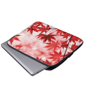 Ahornbaum-Blätter Design-2997 Laptopschutzhülle (Vorne Knopf)