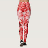 Ahornbaum-Blätter Design-2997 Leggings (Rückseite)