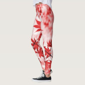 Ahornbaum-Blätter Design-2997 Leggings (Links)