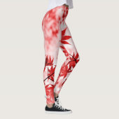 Ahornbaum-Blätter Design-2997 Leggings (Rechts)