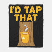 Ahornbaum, den ich Gestochen hatte, Zucker Fleecedecke (Vorderseite)