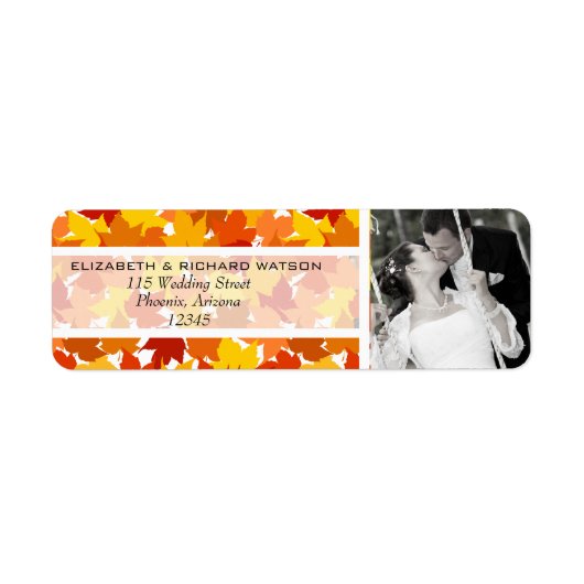 Ahornbaum Herbst Hochzeitsplattform (Vorne)