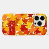 Ahornbaum Herbstblätter Case-Mate iPhone Hülle (Rückseite (Horizontal))