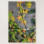 Ahornbaum-Herbstfarben Puzzle (Vertikal)