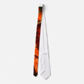 Ahornbaum im Herbst auf einer Krawatte, die Männer Krawatte (Rückseite)