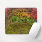 Ahornbaum in Herbstfarbe Mousepad (Mit Mouse)
