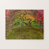 Ahornbaum in Herbstfarbe Puzzle (Horizontal)