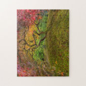 Ahornbaum in Herbstfarbe Puzzle (Vertikal)