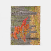 Ahornbaum mit Herbstfarben Fleecedecke (Vorderseite)