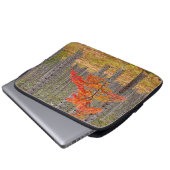 Ahornbaum mit Herbstfarben Laptopschutzhülle (Vorne Knopf)