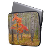 Ahornbaum mit Herbstfarben Laptopschutzhülle (Vorderseite Links)