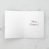 Ahornbaum mit Schnee Feiertagskarte (Innenseite)