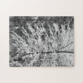 Ahornbaum mit Schnee Puzzle (Horizontal)