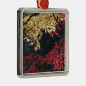Ahornbäume im Herbst Ornament Aus Metall (Rechts)