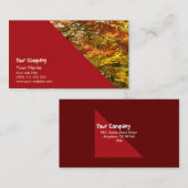 Ahornbaumlaub Visitenkarte (Vorne/Hinten)