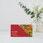 Ahornbaumlaub Visitenkarte (Stehend Vorderseite)