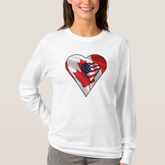 Ahornblatt-Amerikaner T-Shirt (Vorderseite)