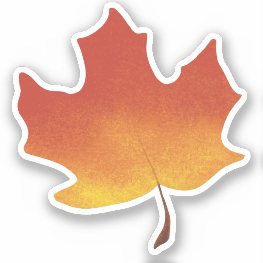 Ahornblatt Aufkleber (Vorderseite)