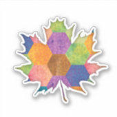 Ahornblatt-Aufkleber Aufkleber (Vorderseite)