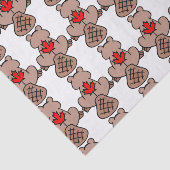 Ahornblatt-Biber-Seidenpapier Seidenpapier (Ausschnitt)