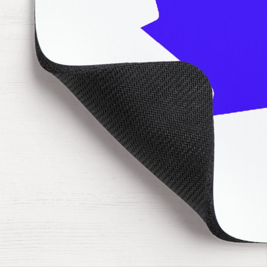 Ahornblatt BlueTransp die MUSEUM Zazzle Geschenke Mousepad (Ecke)