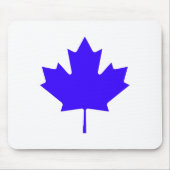 Ahornblatt BlueTransp die MUSEUM Zazzle Geschenke Mousepad (Vorne)