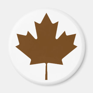 Ahornblatt BrownTransp die MUSEUM Zazzle Geschenke Magnet
