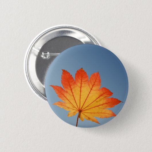 Ahornblatt Button (Vorne & Hinten)