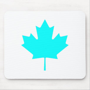 Ahornblatt CyanTransp die MUSEUM Zazzle Geschenke Mousepad