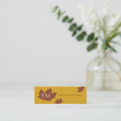 Ahornblatt-dünne Karte (Stehend Vorderseite)