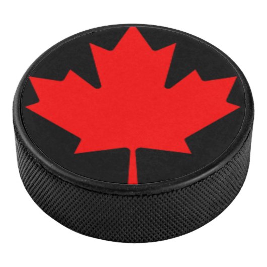 AHORNBLATT EISHOCKEY PUCK (3/4)