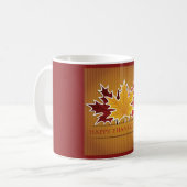 Ahornblatt Erntedank Kaffeetasse (Vorderseite Links)