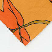 Ahornblatt Fleecedecke (Ecke)