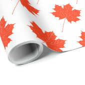Ahornblatt Geschenkpapier (Rolleneckpunkt)