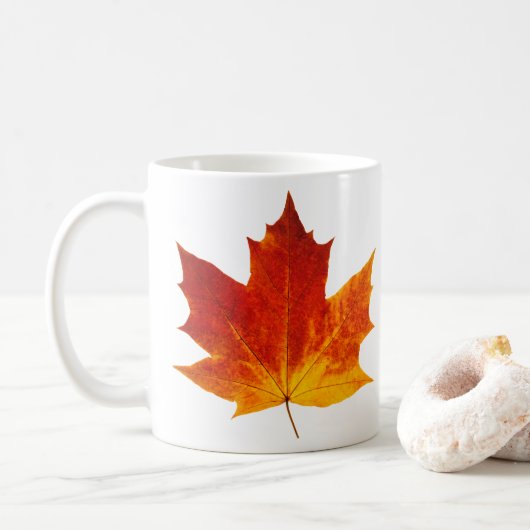 Ahornblatt Kaffeetasse (Mit Donut)