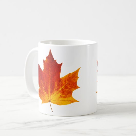 Ahornblatt Kaffeetasse (Vorderseite Links)