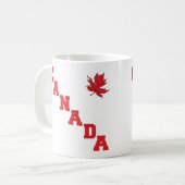 Ahornblatt Kanada Kaffeetasse (Vorderseite Links)
