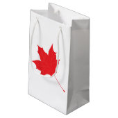 Ahornblatt Kleine Geschenktüte (Rückseite Schrägansicht)