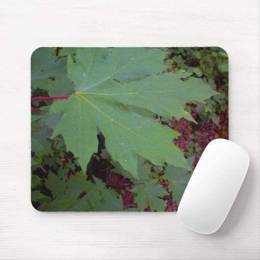 Ahornblatt-Mausunterlage Mousepad (Mit Mouse)
