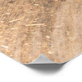 Ahornblatt minimalistisches Fallfoto Poster (Ecke)