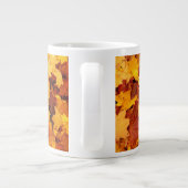 Ahornblatt-Muster-25877 Jumbo-Tasse (Rückseite)