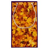 Ahornblatt-Muster-25877 Kleine Geschenktüte (Rückseite)