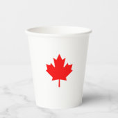 Ahornblatt Pappbecher (Vorderseite)