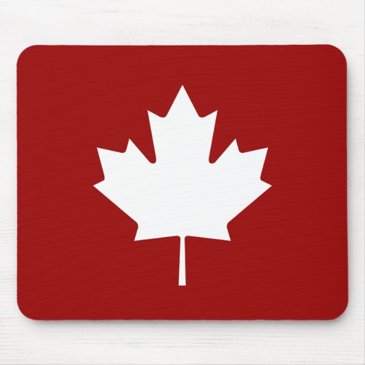 Ahornblatt-Piktogramm Mousepad (Vorne)