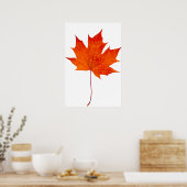Ahornblatt Poster (Küche)