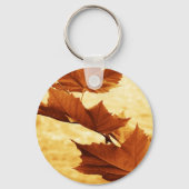 Ahornblatt-Schlüsselanhänger Schlüsselanhänger (Vorderseite)
